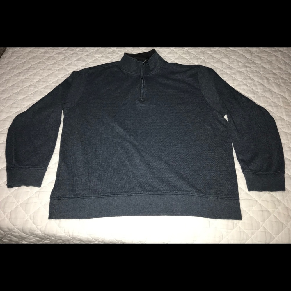 VAN HEUSEN Sweater with zipper at neck